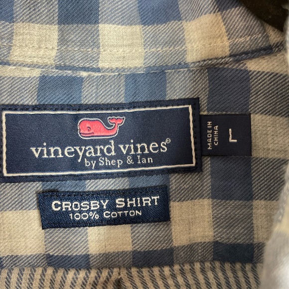 Vineyard Vines Checkered Crosby Shirt - Picture 2 of 3